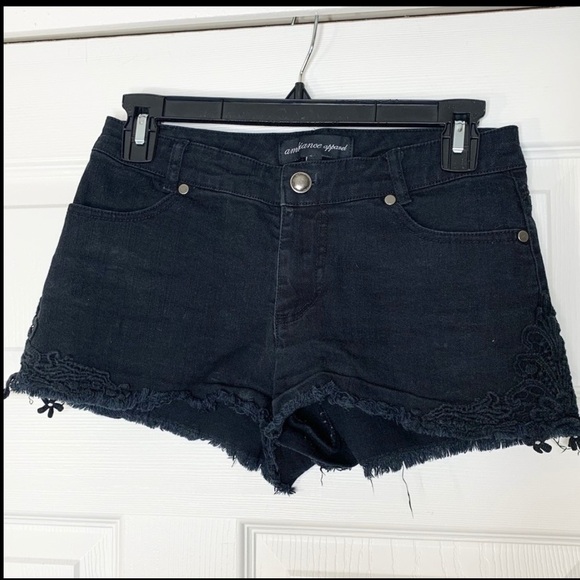 Ambiance Pants - Ambiance Apparel | Black | Jean | Shorts | small